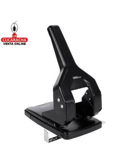 DELI-Taladro de gruesos Heavy Duty 60 hojas negro E0160.