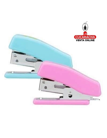 DELI-Grapadora mini colores surtidos 12H. E0353.