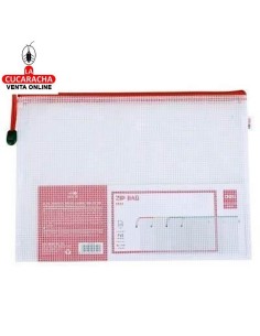 DELI-Carpeta cremallera A4...