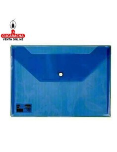 DELI-Carpeta Broche A4 Azul...