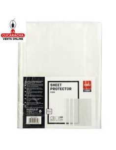 DELI-Funda A4 PP Caja 100...
