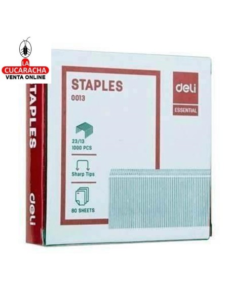 DELI-Grapas 23-13-galvanizadas Caja 1000-E0013.