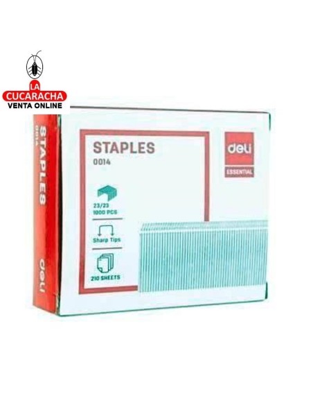 DELI-Grapas 23-23 galvanizadas Caja 1000-E0014.