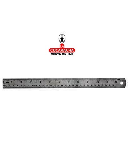 DELI-Regla Aluminio Escolar 30CM. E8463.