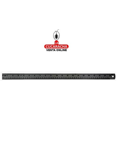 DELI-Regla Aluminio Escolar 50CM. E8464.