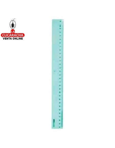 DELI-Regla Plastico Escolar 30CM. E6230.