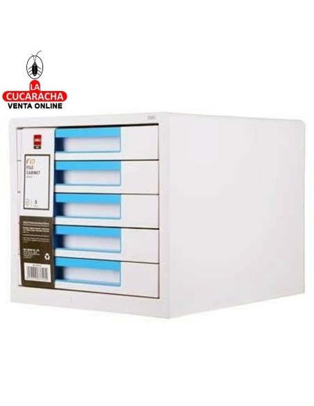 DELI-Modulo Oficina 5 cajones Azul EZ01033.