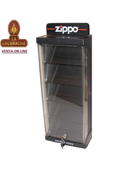ZIPPO-EXPOSITOR 15 ENCENDEDORES COLECCIONISTAS.
