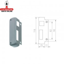 Cerradura MCM 2556-BPR