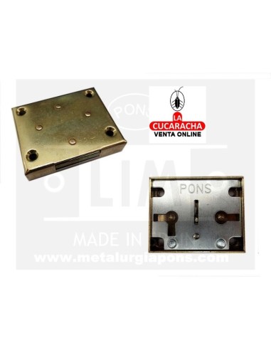 Cerradura Cajon Modelo 307 Sobreponer. 3 medidas