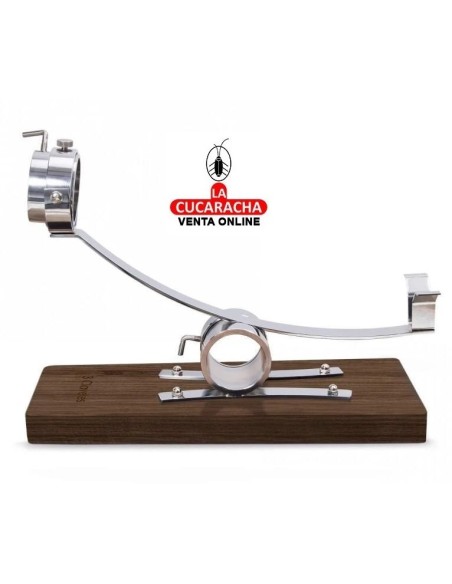 3 CLAVELES-Jamonero Acero Inoxidable CABEZAL BASCULANTE.