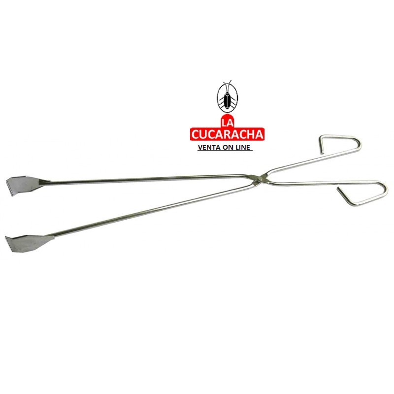 TENACILLA CARNE ACERO/INOX 53 CMS. BARBACOA