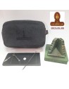 Pipa Altinay Espuma Mar Silver Spigot&Cap Meerschaum Bent Billiard Decorada+regalo.