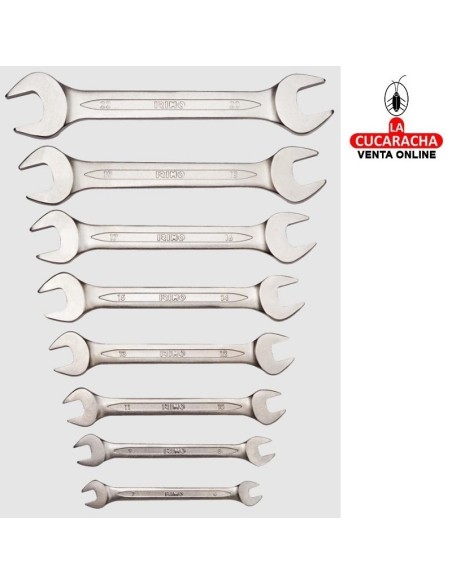irimo-LLAVE FIJA 6-22 MM. JUEGO 8 PIEZAS.