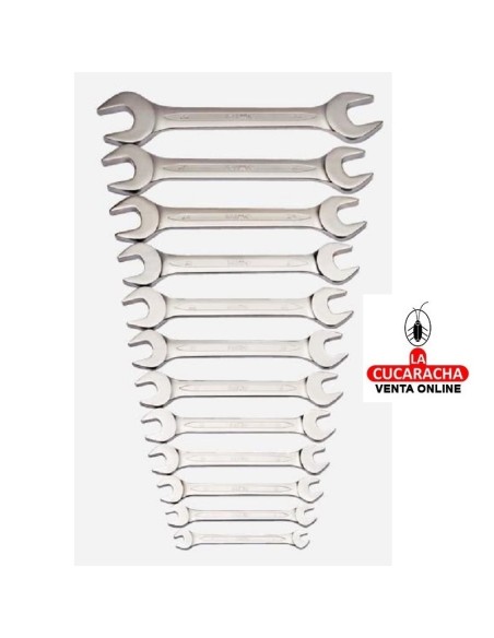 irimo-LLAVE FIJA 6-32 MM. JUEGO 12 PIEZAS.