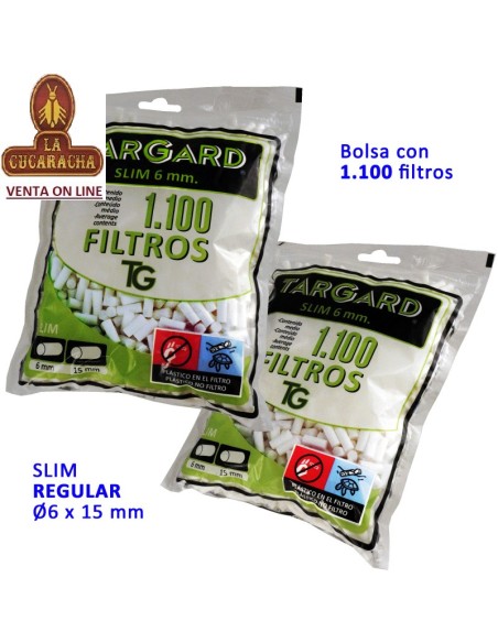 targard-Bolsa 1.100 Filtros liar 6mm.