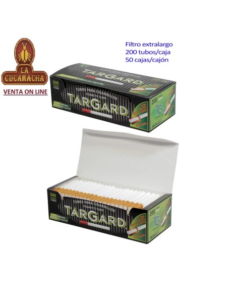 targard-Cajon 50-Caja 200 Tubos vacios Filtro Largo.
