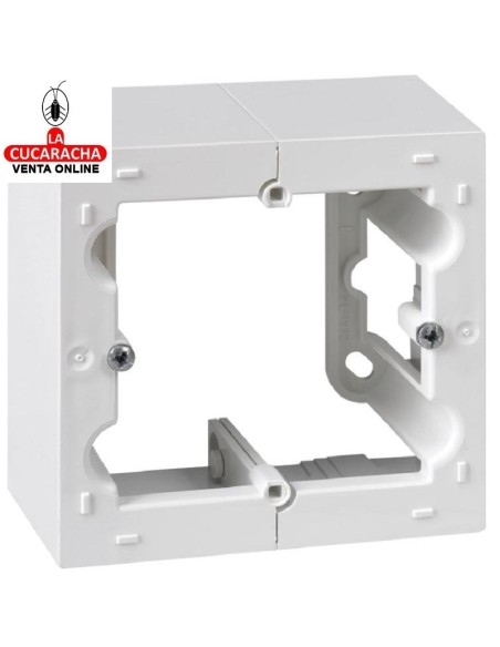 SIMON-CAJA SUPERFICIE 10 BLANCO 8'4X8'4X4 CMS.