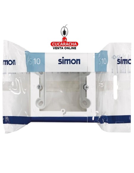 SIMON-CAJA SUPERFICIE 10 BLANCO 8'4X8'4X4 CMS.