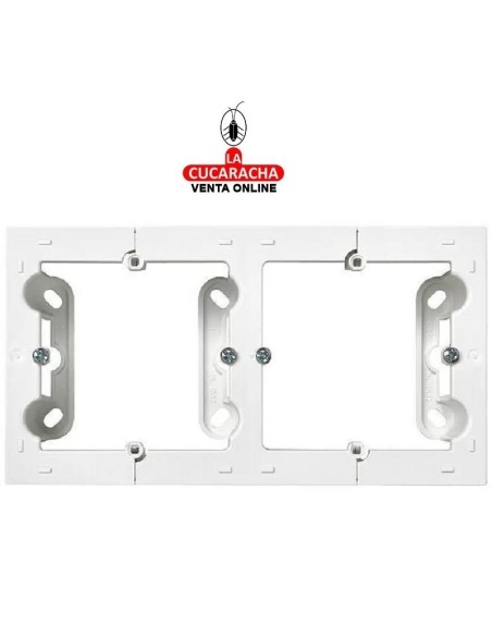 SIMON-CAJA DOBLE SUPERFICIE 10 BLANCO 15'5X8'4X4 CMS.