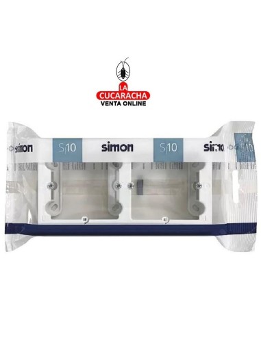 SIMON-CAJA DOBLE SUPERFICIE 10 BLANCO... SIMON-CAJA DOBLE SUPERFICIE 10 BLANCO...