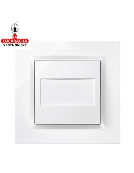 SIMON-TAPA CIEGA 10 BLANCO 8'4X8'4X4'5 CMS.