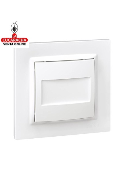 SIMON-TAPA CIEGA 10 BLANCO 8'4X8'4X4'5 CMS.