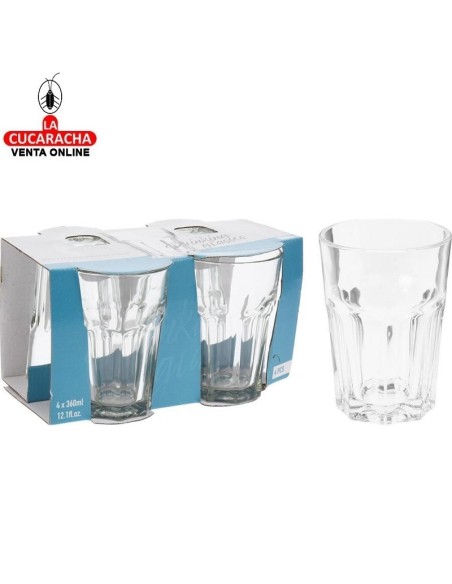 EH-VASOS DE CRISTAL EXCELLENTH 360ML. CAJA 4 UDS.