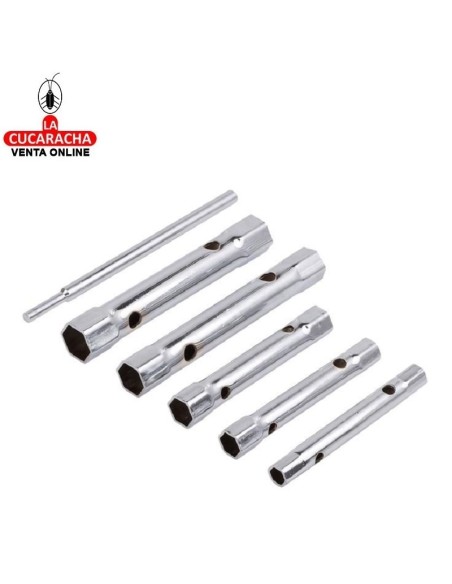 kreator-LLAVE TUBO HEXAGONAL JUEGO 6 PIEZAS 8 A 19MM.