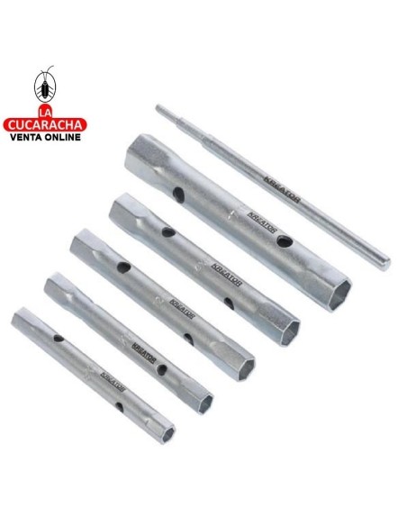 kreator-LLAVE TUBO HEXAGONAL JUEGO 6 PIEZAS 8 A 19MM.