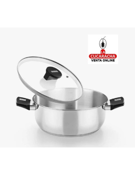 MONIX-CACEROLA INOXIDABLE ELITE TAPA CRISTAL.