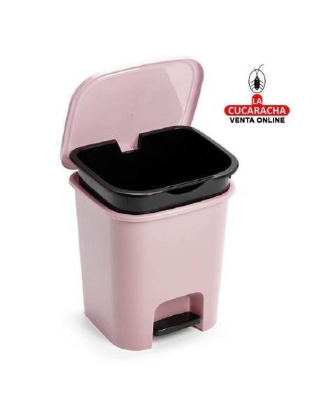 PLASTICFORTE-PAPELERA COCINA CON TAPA Y PEDAL ARV 7'5LTS.