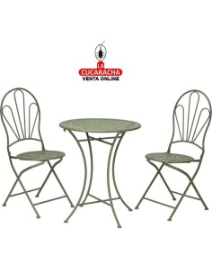AMBIANCE-MESA Y 2 SILLAS...