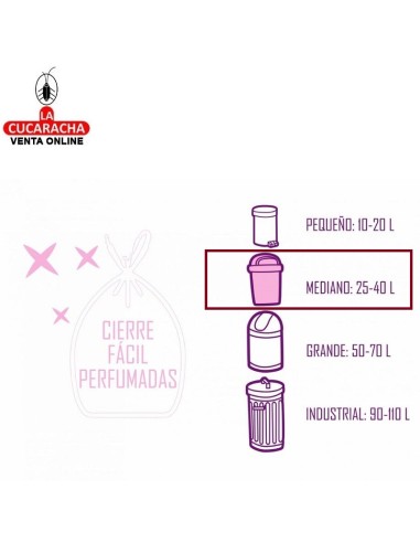 PAMEX-ROLLO 15 BOLSAS BASURA PREMIUM...