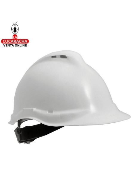jar-Casco Plastico Albañil ALBA Jumbo con Rueda. Blanco