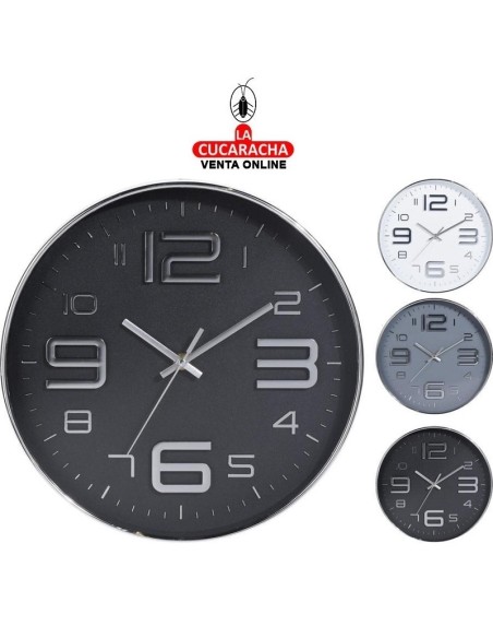 KOOP-RELOJ PARED METAL WANDUHR 30CMS.