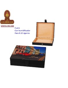 Humidor puros cuero «CUBA»...