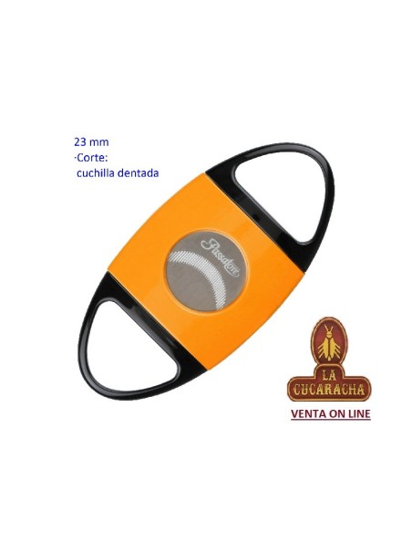 Cortapuros negro-amarillo 23mm cuchillas dentadas.