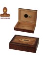 Humidor puros «Cigar» acabado taraceado.