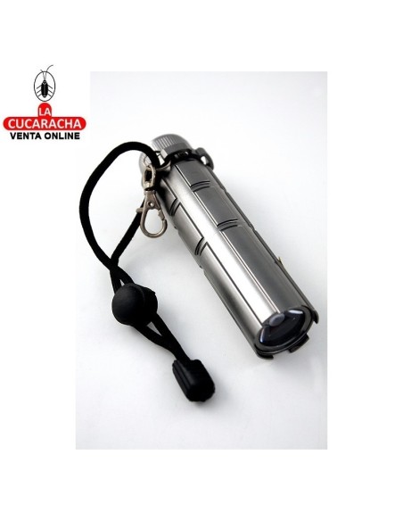 Linterna Metal En Caja-Bateria Incluida.