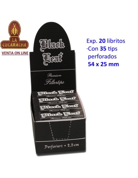 Caja 20 libritos 35 tips perforados 54x25mm.