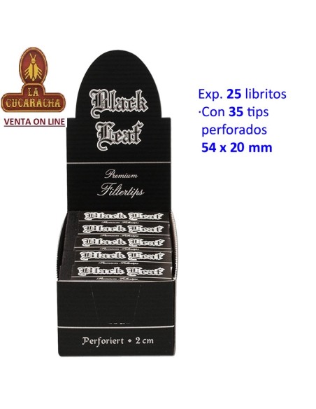 Caja 25 libritos 35 tips perforados 54x20mm.