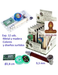 Expositor 12 sets pipas...