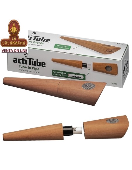 Pipa en madera de peral «Acti Tube» 11,5 cm.