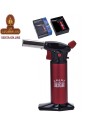 Encendedor turbo «Champ» negro-rojo.