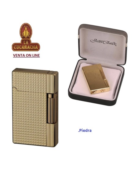 Encendedor piedra «JEAN CLAUDE Dustin» dorado.