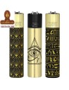 CLIPPER ESTUCHE METAL-EXPOSITOR 12 encendedores «EGYPTIAN AGE 1».