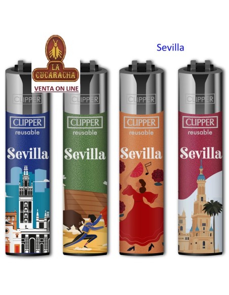 CLIPPER NORMAL-EXPOSITOR 48 encendedores «SEVILLA 2024».
