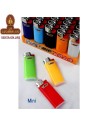 BIC-EXPOSITOR 50 encendedores mini colores opacos surtidos.