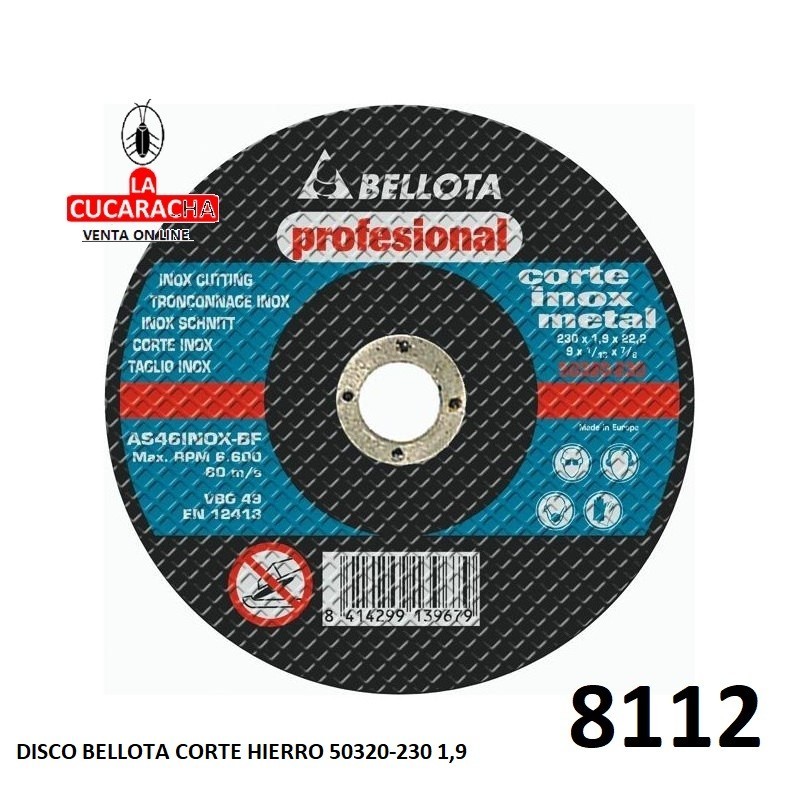 DISCO BELLOTA CORTE HIERRO 50320-230 1,9